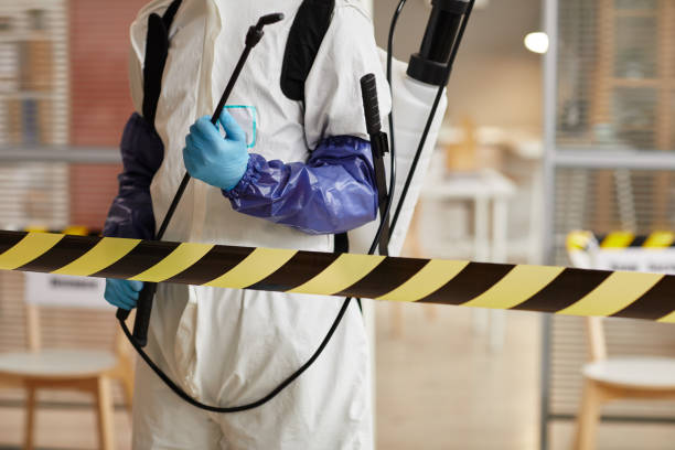 Professional Trauma Scene Cleanup technician working in Muir, MI